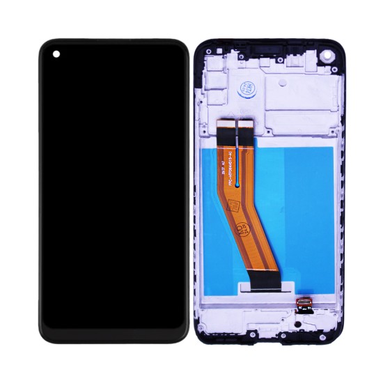 Touch+Display+Frame Samsung Galaxy M11 2020/M115 Preto