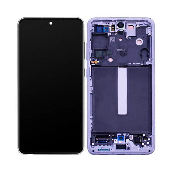 Touch+Display+Frame Samsung Galaxy S21 FE/G990B Service Pack Branco 