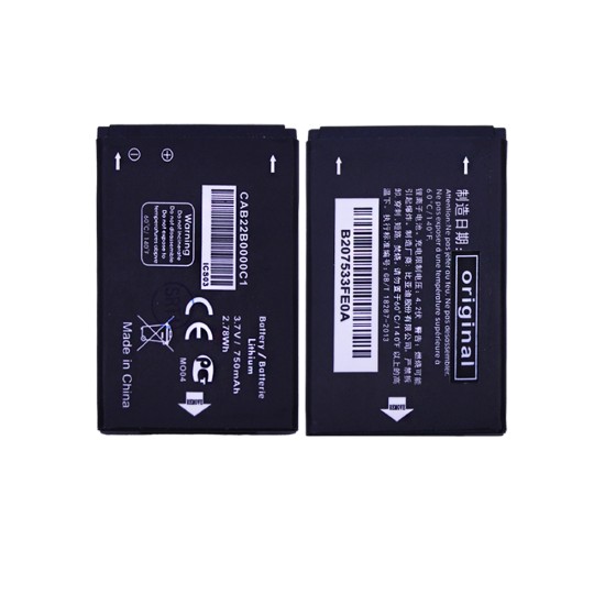 Bateria TLI004AB/CAB22D0000C1/CAB22B0000C1 para Alcatel One Touch 2051X/1016/1052/1035 400mAh