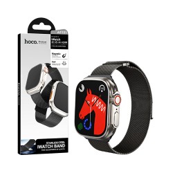 Hoco Magnetic Buckle Milan Bracelet AS101 for iWatch (42/44/45/49mm) Black Hoco Magnetic Buckle Milan Bracelet AS101 for iWatch (42/44/45/49mm) Black
