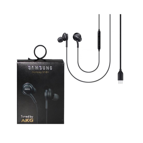 HEADPHONE SAMSUNG GALAXY S10+ TUNED BY AKG TYPE-C JACK BLACK