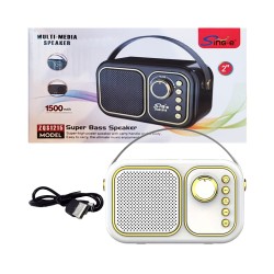 Coluna Sem Fio Portátil Sing-e ZQS1215 Branco Coluna Sem Fio Portátil Sing-e ZQS1215 Branco