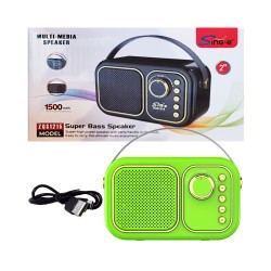 Coluna Sem Fio Portátil Sing-e ZQS1215 Verde Coluna Sem Fio Portátil Sing-e ZQS1215 Verde