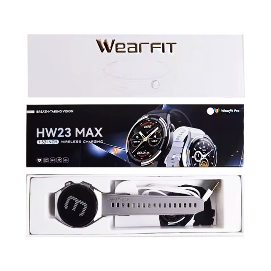 Smartwatch Wear Fit Pro HW23 Max 1.52" (Call Version) NFC Silver