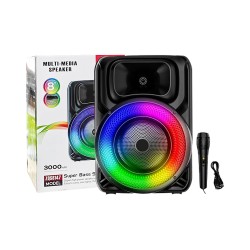 Sing-e Portable Wireless Speaker ZQS8147 with Mic Black Sing-e Portable Wireless Speaker ZQS8147 with Mic Black