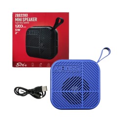 Coluna Sem Fio Mini Portátil Sing-e zqs2203 Azul Coluna Sem Fio Mini Portátil Sing-e zqs2203 Azul