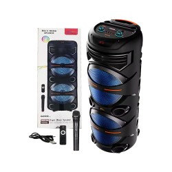 Sing-e Portable Wireless Speaker ZQS12208 with Mic Black Sing-e Portable Wireless Speaker ZQS12208 with Mic Black