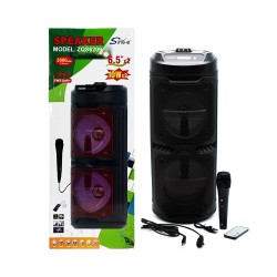 Altavoz Inalámbrico Portátil Sing-e ZQS6209 con Micrófono Negro Altavoz Inalámbrico Portátil Sing-e ZQS6209 con Micrófono Negro