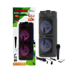 Altavoz Inalámbrico Portátil Sing-e ZQS6209 con Micrófono Azul Altavoz Inalámbrico Portátil Sing-e ZQS6209 con Micrófono Azul