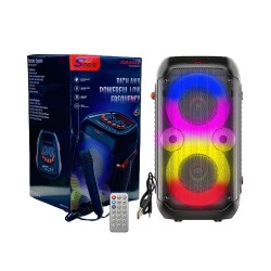 Sing-e Portable Wireless Speaker JQS4402 with Mic and Remote Control Black Sing-e Portable Wireless Speaker JQS4402 with Mic and Remote Control Black