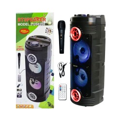 Altavoz Inalámbrico Portátil Sing-e ZQS6208 con Micrófono Rojo Altavoz Inalámbrico Portátil Sing-e ZQS6208 con Micrófono Rojo