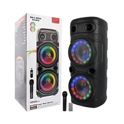 Sing-e  Portable Wireless Speaker ZQS8210S with Mic Black Sing-e  Portable Wireless Speaker ZQS8210S with Mic Black