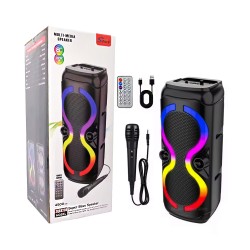 Sing-e Portable Wireless Speaker ZQS8230 with Mic Black Sing-e Portable Wireless Speaker ZQS8230 with Mic Black