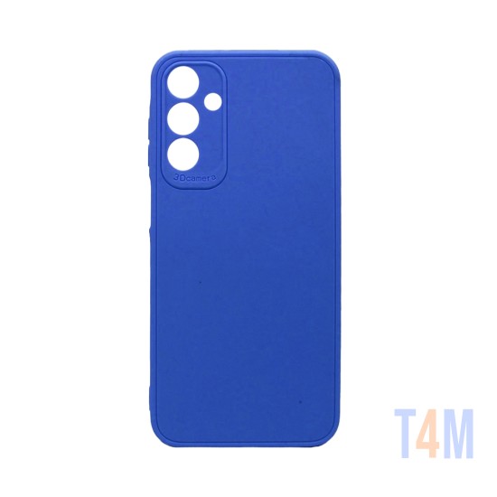 Soft Silicone Case with Camera Shield for Samsung Galaxy A55 5G Dark Blue