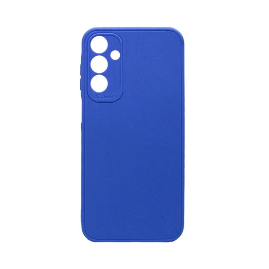 Soft Silicone Case with Camera Shield for Samsung Galaxy A35 Dark Blue