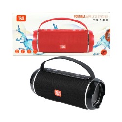 Coluna Sem Fio Portátil T&G TG-116C Preto Coluna Sem Fio Portátil T&G TG-116C Preto