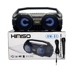 Kimiso Portable Wireless Speaker KM-S1 with Mic Black Kimiso Portable Wireless Speaker KM-S1 with Mic Black