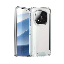 Hard Silicone Case for Xiaomi Redmi Note 14 Pro Transparent