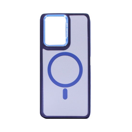 Designer Magnetic Hard Case for Oppo Reno13 F Blue