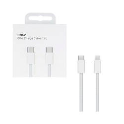 Apple iPhone Cable MQKJ3ZM/A Type-C to Type-C 60W 1M White Apple iPhone Cable MQKJ3ZM/A Type-C to Type-C 60W 1M White
