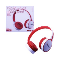 Wireless Headphones KE-07 Red Wireless Headphones KE-07 Red