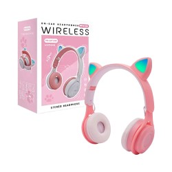 Wireless Headphones M6 Cat Ear Pink Wireless Headphones M6 Cat Ear Pink