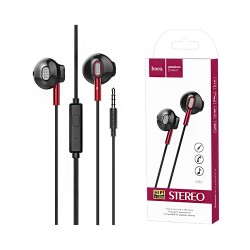 Auscultadores Universal Hoco M57 Sky sound com Cabo e Microfone 3,5mm 1,2m Preto Auscultadores Universal Hoco M57 Sky sound com Cabo e Microfone 3,5mm 1,2m Preto