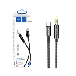 Hoco Audio Conversion Cable UPA19 Type-C to 3.5mm 1m Black Hoco Audio Conversion Cable UPA19 Type-C to 3.5mm 1m Black