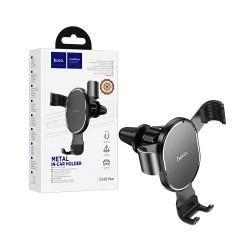 Suporte de Telefone para Carro Hoco CA56 Plus Armor para Saída de AR Preto Suporte de Telefone para Carro Hoco CA56 Plus Armor para Saída de AR Preto