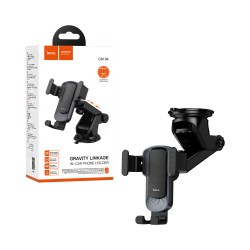 Suporte de Telefone para Carro Hoco CA104 Gravity Linkage para Painel/Pára-brisa Preto Suporte de Telefone para Carro Hoco CA104 Gravity Linkage para Painel/Pára-brisa Preto