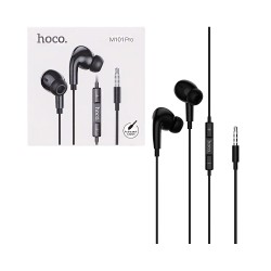 Auscultadores com Cabo Hoco M101 Pro Crystal Sound com Microfone 3,5mm 1,2m Preto Auscultadores com Cabo Hoco M101 Pro Crystal Sound com Microfone 3,5mm 1,2m Preto