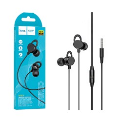 Auscultadores Universal Hoco M103 Rhyme com Cabo e Microfone 3,5mm 1,2m Preto Auscultadores Universal Hoco M103 Rhyme com Cabo e Microfone 3,5mm 1,2m Preto