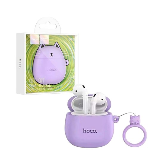 Hoco True Wireless Earbuds EW45 Lilac Cat