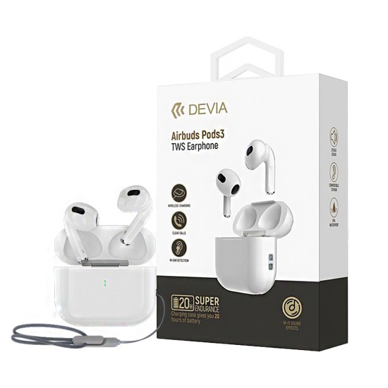 Devia True Wireless Earbuds EM410 Pro 3 White