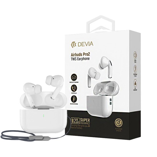 Devia True Wireless Earbuds EM058 Pro 2 White