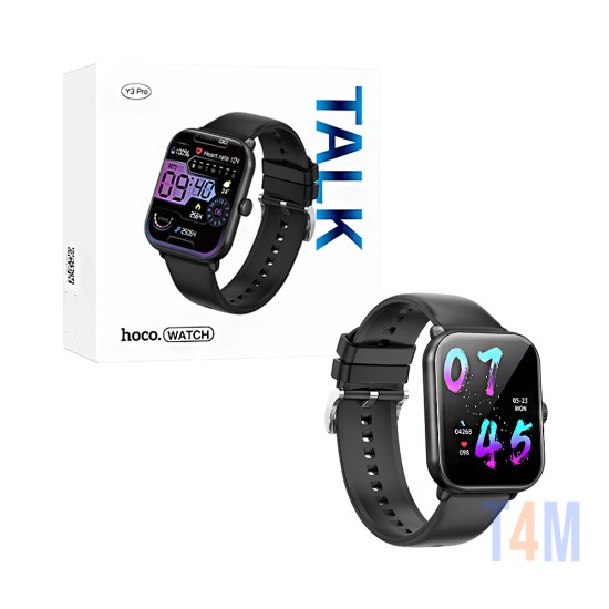 Smartwatch Hoco Y3 Pro 1,69" (versão de chamada) Preto