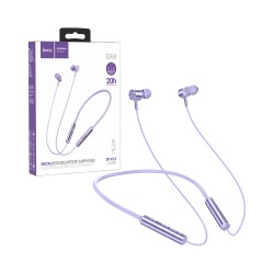 Hoco Neckband Earphones ES69 Platinum Purple Hoco Neckband Earphones ES69 Platinum Purple