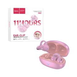 Auscultadores Sem Fio True Hoco EW57 Auspicious Clip-On Penugem Rosa Auscultadores Sem Fio True Hoco EW57 Auspicious Clip-On Penugem Rosa