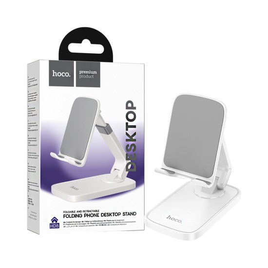 Hoco Desktop Holder HD8 Blackfish for Smartphone White