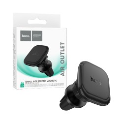 Suporte de Telefone para Carro Magnético Hoco H29 Brilliant para Saída de Ar Preto Suporte de Telefone para Carro Magnético Hoco H29 Brilliant para Saída de Ar Preto