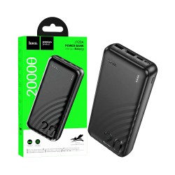 Power Bank Hoco J123A Element com 2 Puertos Outputs USB 20000mAh Preto
