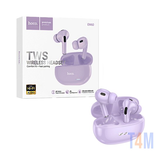 Hoco True Wireless Earbuds EW60 Norman Purple