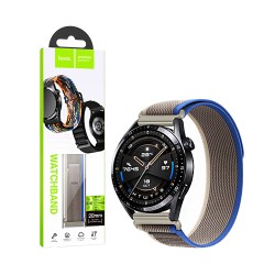 Hoco Nylon Bracelet WH04 Belle series Loop 20mm Blue with Gray Hoco Nylon Bracelet WH04 Belle series Loop 20mm Blue with Gray