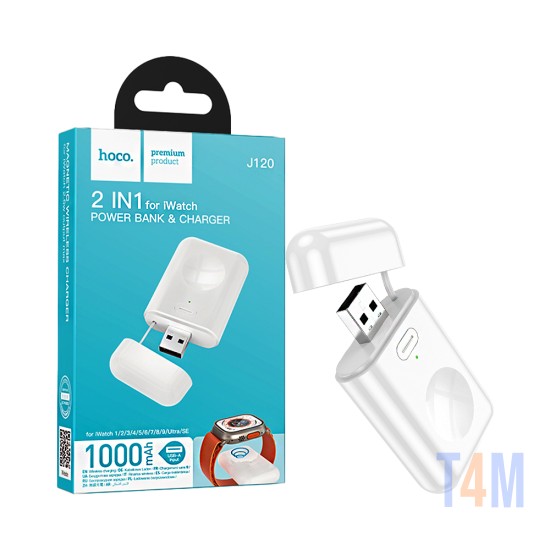 Hoco Power Bank J120 For Iwatch 1000mAh White