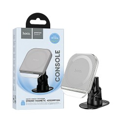 Suporte de Telefone para Carro Magnético Hoco H43 Crystal para Painel Cinza Suporte de Telefone para Carro Magnético Hoco H43 Crystal para Painel Cinza