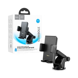 Suporte de Telefone para Carro Console Central Hoco H49 Precious Para Painel Preto Suporte de Telefone para Carro Console Central Hoco H49 Precious Para Painel Preto