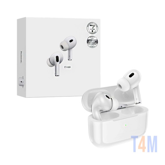 Hoco True Wireless Earbuds EW63 ANC+ENC Noise Reduction White