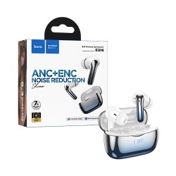 Auscultadores True Sem Fio Hoco EQ16 Shine ANC+ENC Redução de Ruído Esmalte Azul Auscultadores True Sem Fio Hoco EQ16 Shine ANC+ENC Redução de Ruído Esmalte Azul