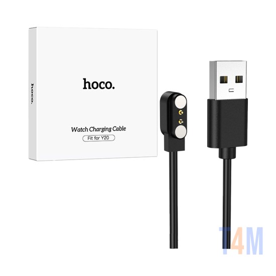 Hoco Wireless Charger for Y20 Sports Smartwatch Black