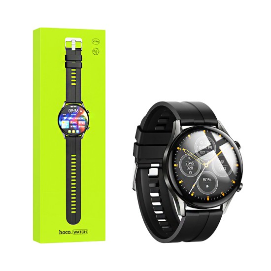 Smartwatch Hoco Y7 Pro 1,39" (versão de chamada) Cinza Metálico